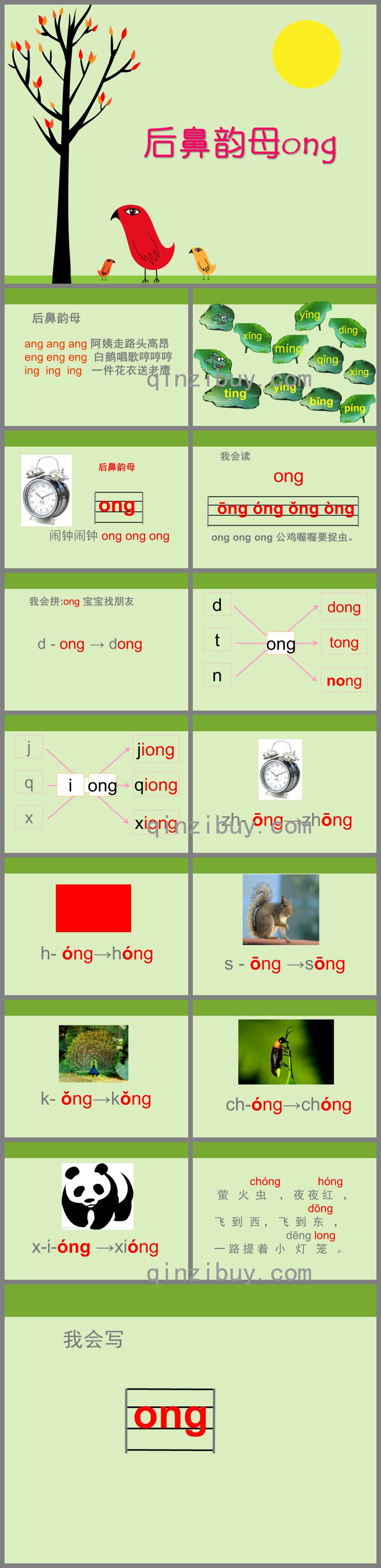学前班汉语拼音ongPPT课件