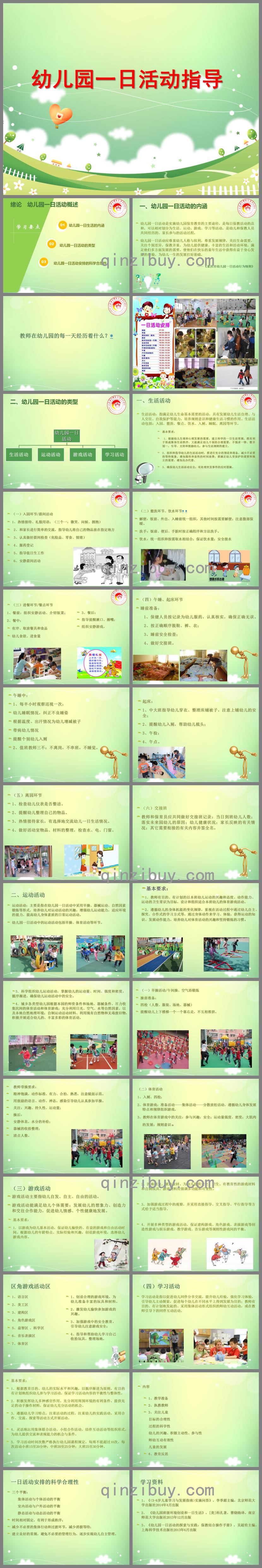 幼儿园一日活动指导PPT课件
