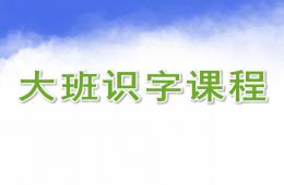 幼儿园大班识字课程PPT课件