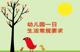幼儿园一日活动常规要求PPT课件