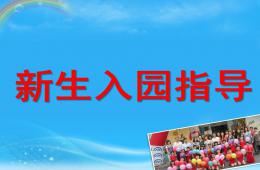 新生入园指导PPT课件