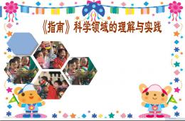 幼儿园3-6岁儿童学习与发展指南科学领域培训资料(整合)PPT课件