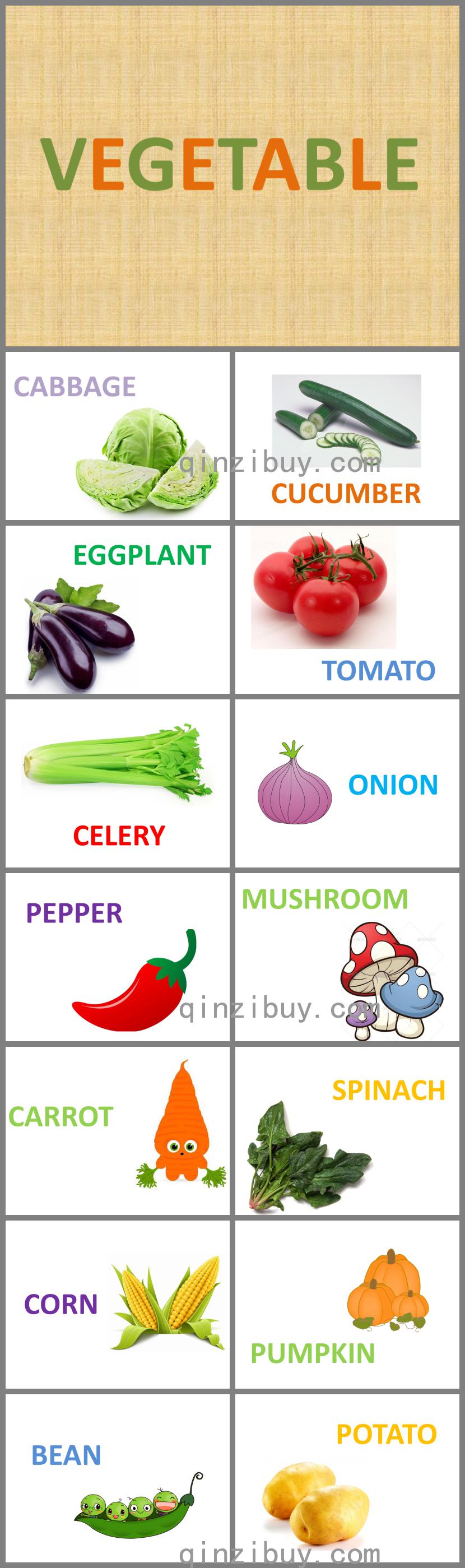 Vegetable 幼儿英语蔬菜PPT课件