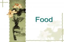幼儿园英语教学分类图库food食物PPT课件