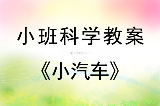 小班科学小汽车教案反思