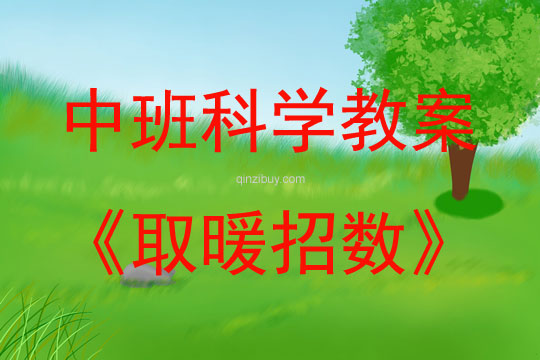 中班科学活动取暖招数教案反思