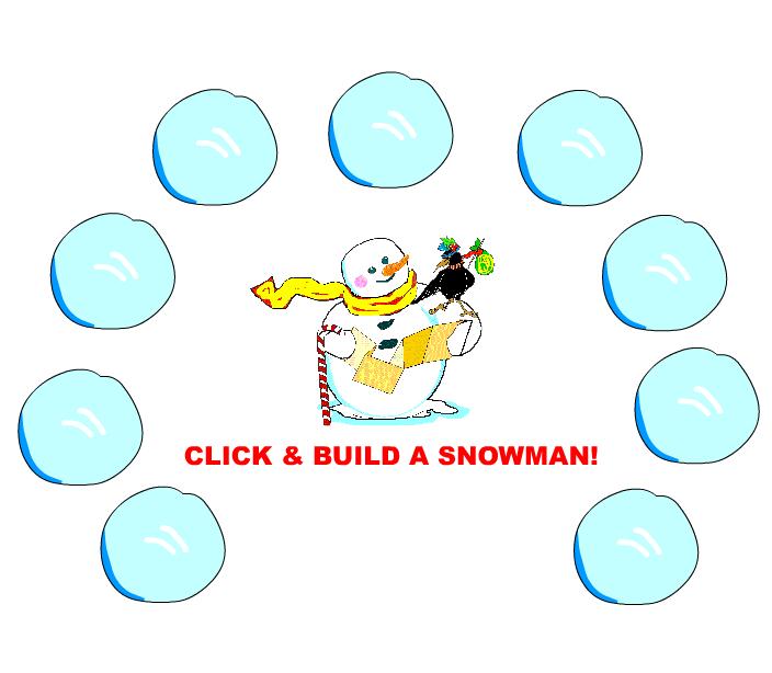 幼儿游戏打扮雪人FLASH课件动画