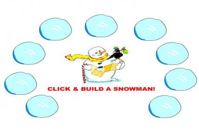 幼儿游戏活动打扮雪人FLASH课件动画