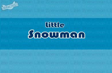 幼儿园英语little snowman FLASH课件动画