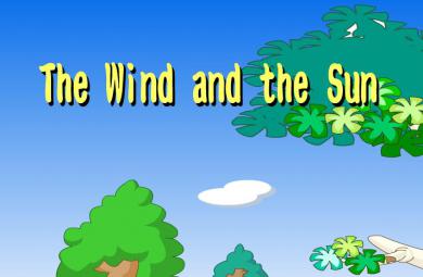 幼儿园英语风与太阳FLASH课件动画