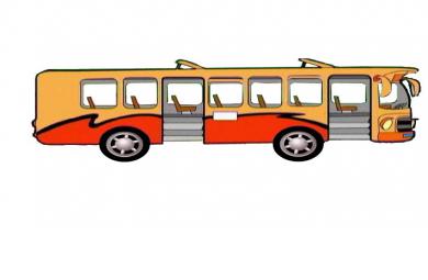 幼儿园中班社会公共汽车开来了FLASH课件动画