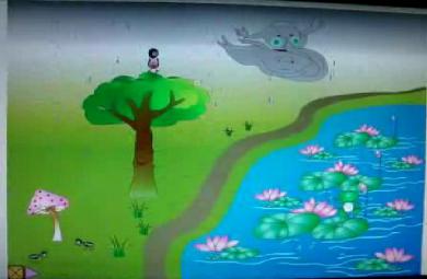 幼儿园中班语言动物的雨伞FLASH课件动画
