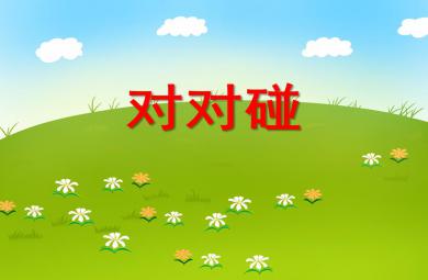 小班数学活动对对碰PPT课件