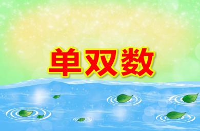单双数PPT课件教案图片