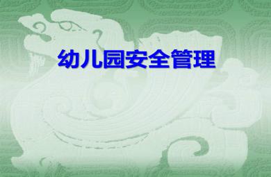 幼儿园安全工作汇报PPT课件