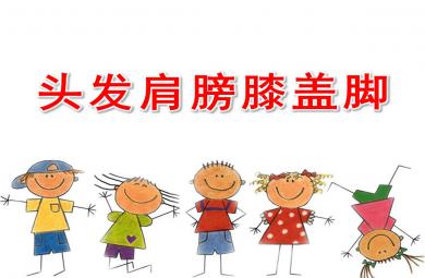 头儿肩膀膝盖脚PPT课件教案图片