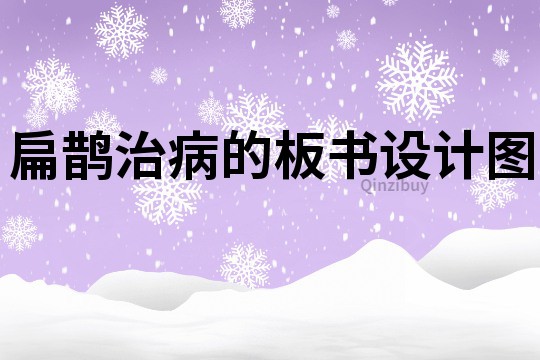 扁鹊治病的板书设计图