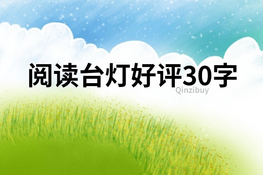 阅读台灯好评30字