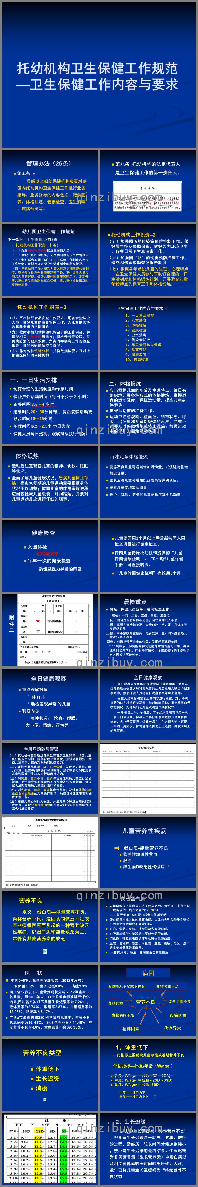 托幼机构卫生保健工作规范课件PPT