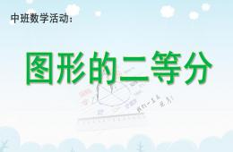 大班数学图形的二等分PPT课件