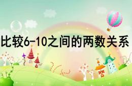 中班数学活动比较6-10之间的两数关系PPT课件