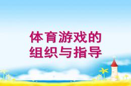 幼儿体育游戏组织与指导PPT课件