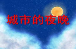 大班综合城市的夜晚PPT课件
