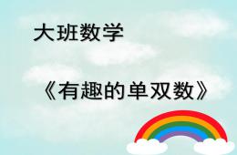 大班数学有趣的单双数PPT课件