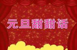 中班语言活动元旦甜甜话PPT课件
