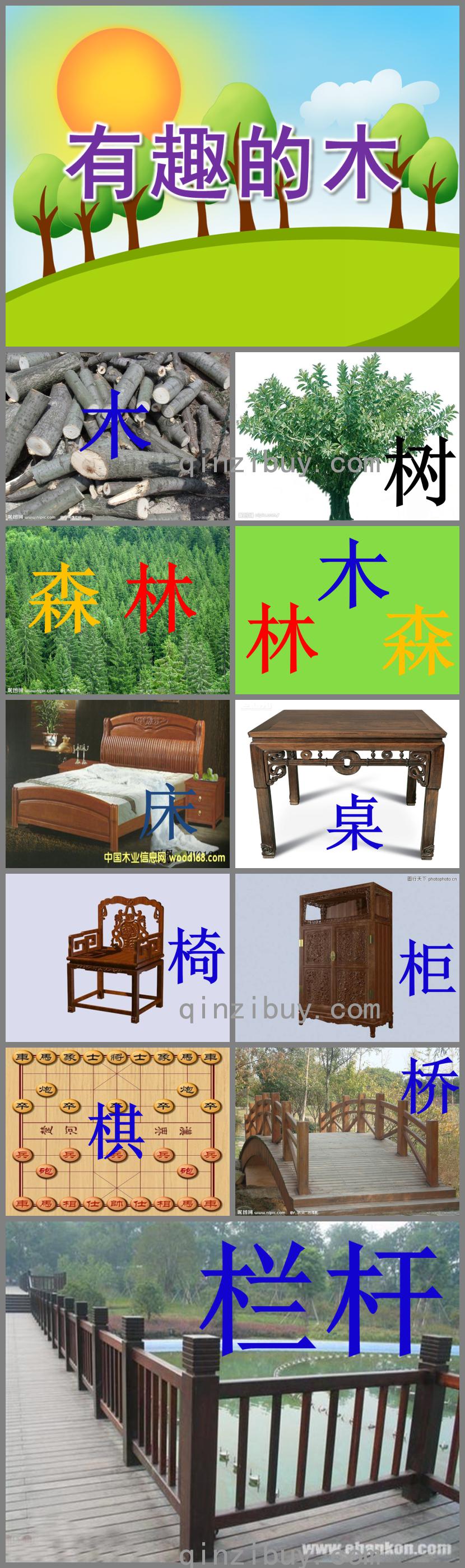 大班阅读有趣的木PPT课件
