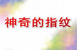 大班科学神奇的指纹PPT课件