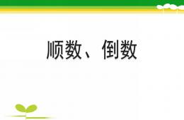 中班数学顺数倒数PPT课件