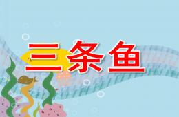 中班语言三条鱼PPT课件