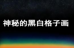 大班美术神秘的黑白格子画PPT课件
