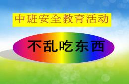 中班安全教育说课稿不乱吃东西PPT课件