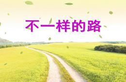 中班社会不一样的路PPT课件