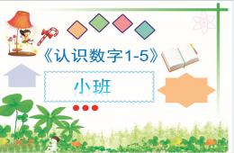 小班数学认识数字1到5的PPT课件