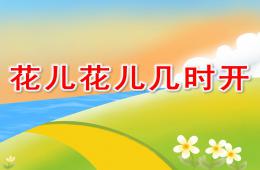 中班科学花儿花儿几时开PPT课件