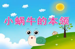中班语言故事小蜗牛的本领PPT课件音效