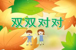 中班语言双双对对PPT课件