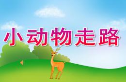 幼儿园小动物走路PPT课件歌曲