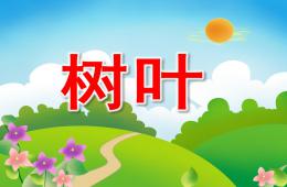 学前班识字树叶PPT课件