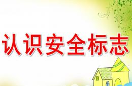 幼儿园认识安全标志PPT课件