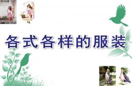 大班社会各式各样的服装PPT课件