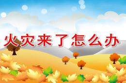 幼儿园火灾来了怎么办PPT课件