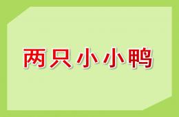小班音乐两只小小鸭PPT课件歌曲