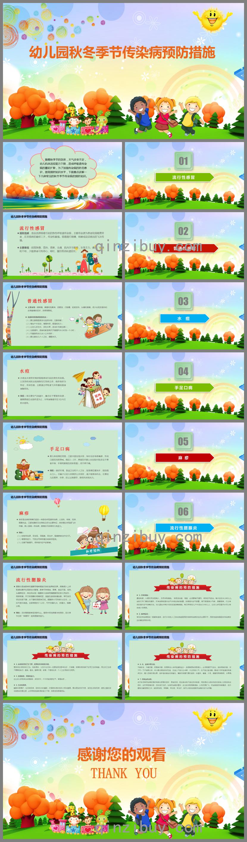 幼儿园秋冬季节传染病预防讲座PPT课件