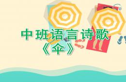 中班语言诗歌伞PPT课件