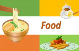 幼儿园英语food的PPT课件
