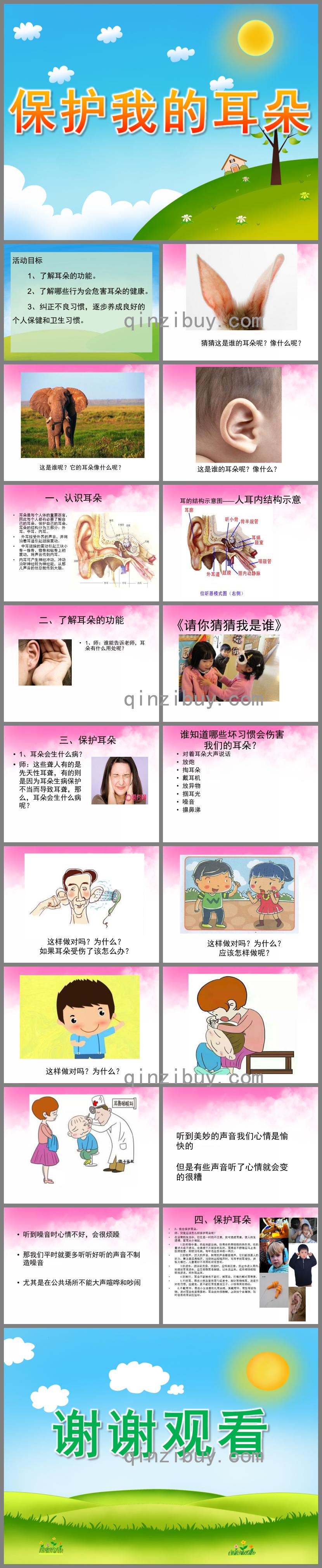 大班健康保护我的耳朵PPT课件